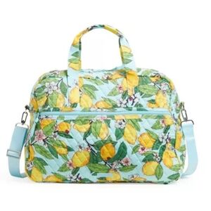 Sold Out Vera Bradley Lemon Grove Grand Traveler Bag-NWT